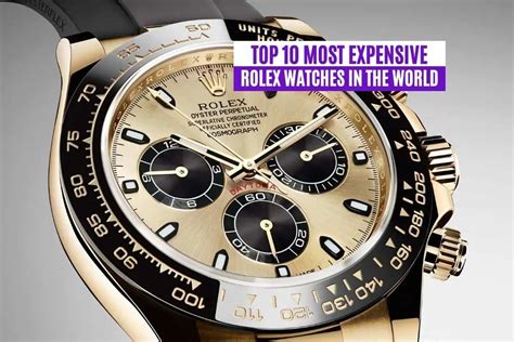 costliest rolex watch|rolex watches highest price.